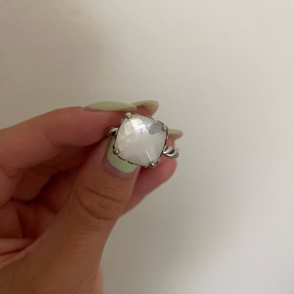 Pandora mother of pearl ring